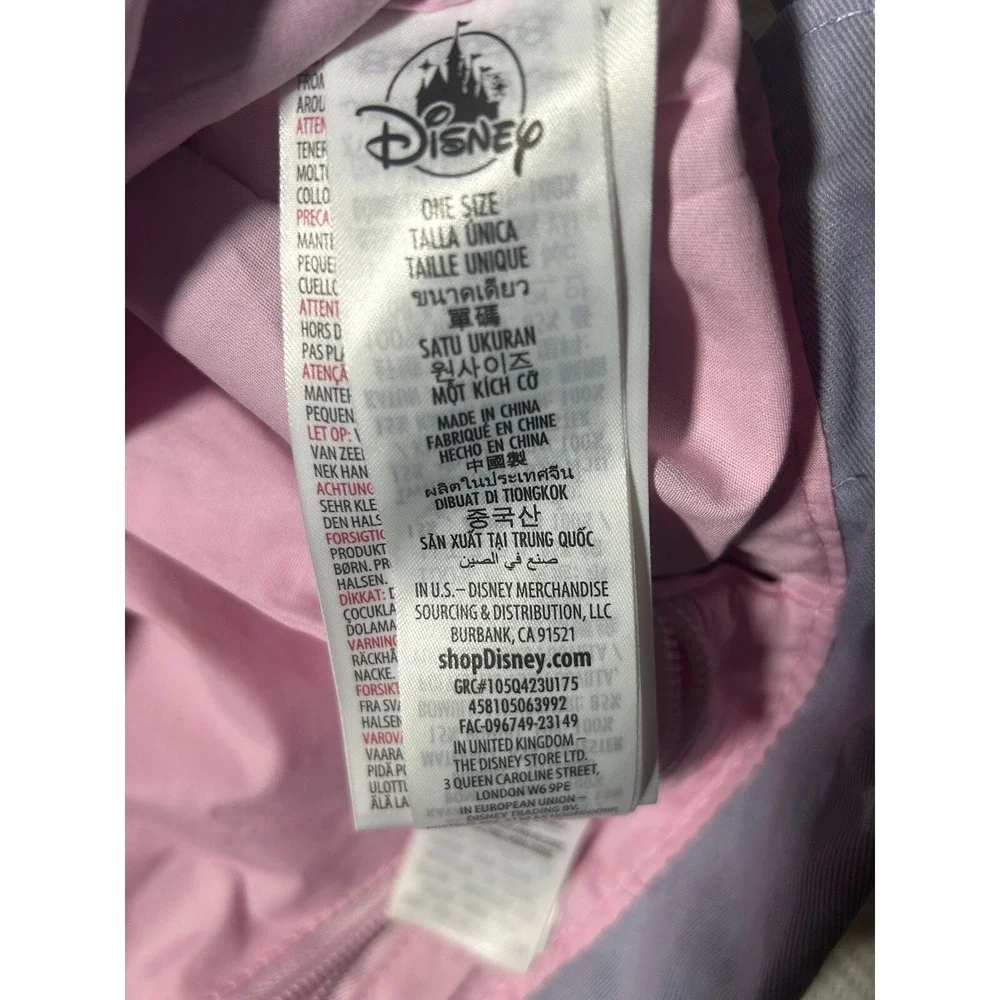 Disney Princess Tiana & Ariel Drawstring Sling Tote Bag Backpack Purple